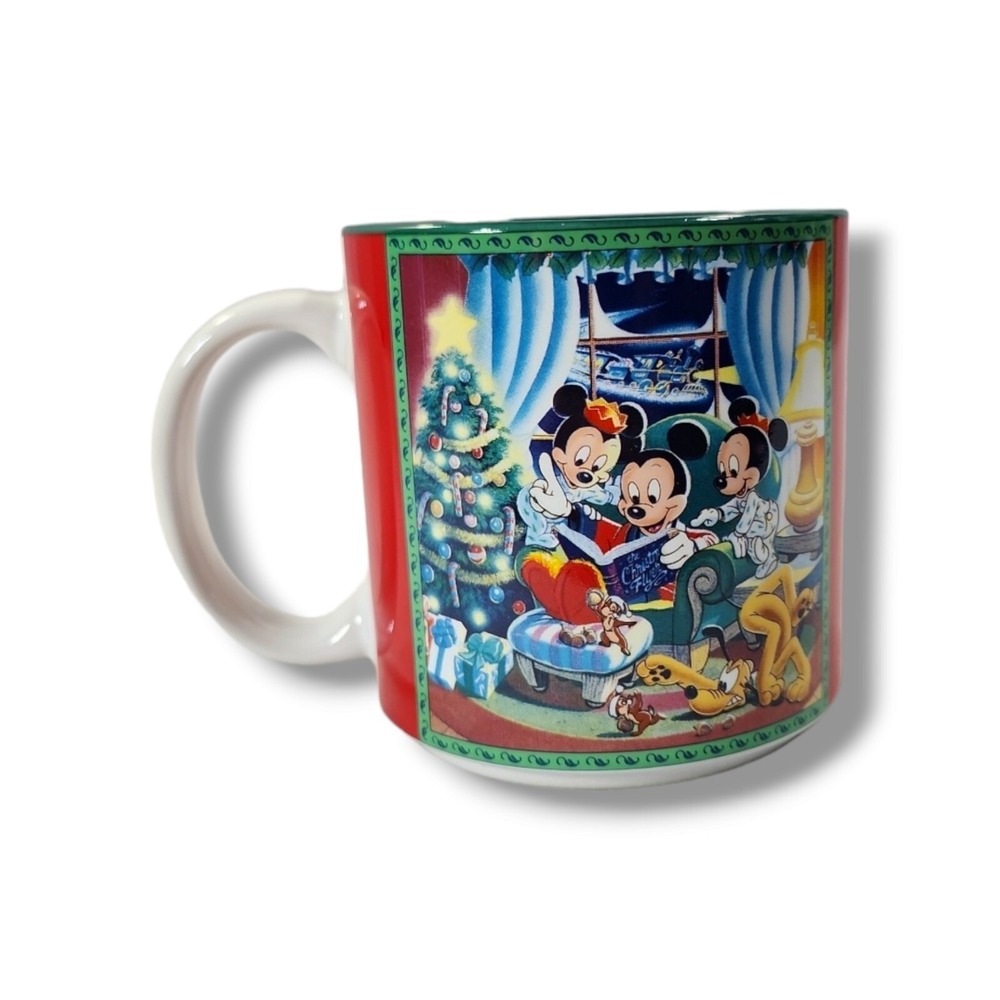Walt Disney It's A Small World Holiday 1994 Mug Vintage Made for Walt Disney Co.